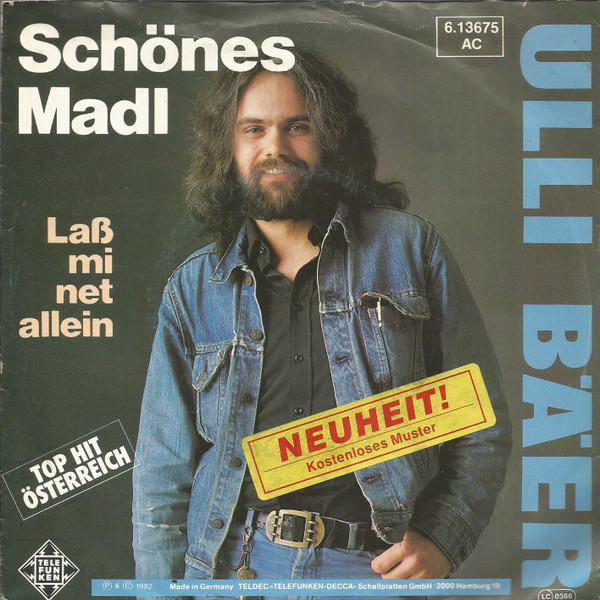 Cover Ulli Bäer - Schönes Madl (7, Single, Promo) Schallplatten Ankauf