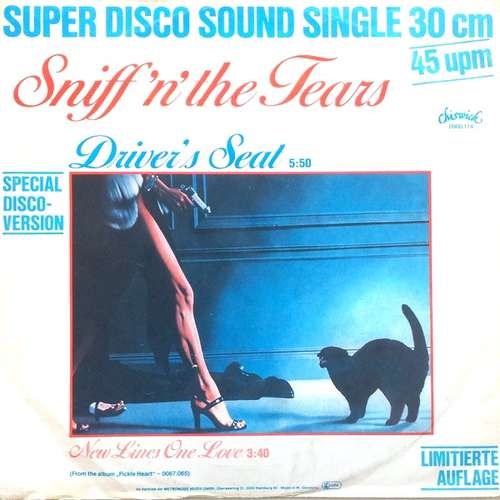 Cover Sniff 'n' the Tears - Driver's Seat (12, Ltd) Schallplatten Ankauf