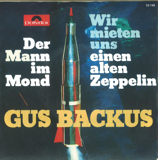 Cover Gus Backus - Der Mann Im Mond (7, Single, Mono) Schallplatten Ankauf