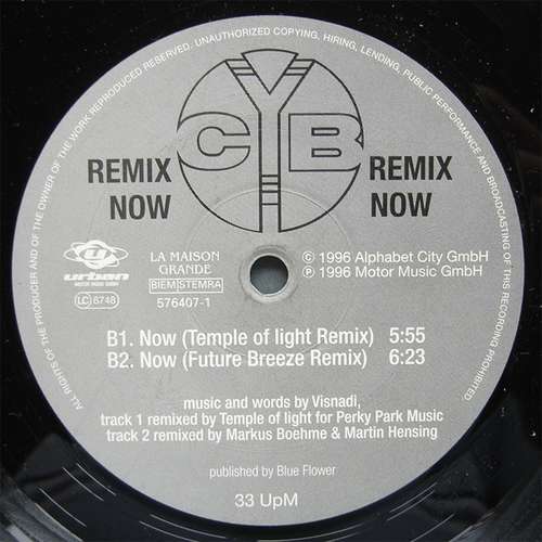 Cover CYB* - Now (The Remixes) (12) Schallplatten Ankauf