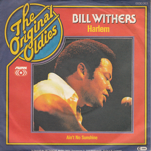 Cover Bill Withers - Harlem (7, Single, RE) Schallplatten Ankauf