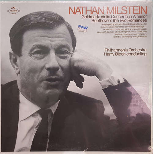 Cover Nathan Milstein, Harry Blech, Philharmonia Orchestra - Goldmark: Violin Concerto In A Minor And Beethoven: The Two Romances (LP) Schallplatten Ankauf