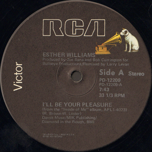 Cover Esther Williams - I'll Be Your Pleasure (12, Single) Schallplatten Ankauf