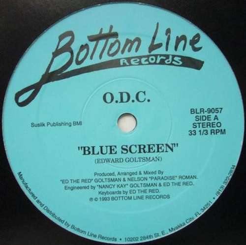 Cover Blue Screen / Crystal Rain Schallplatten Ankauf