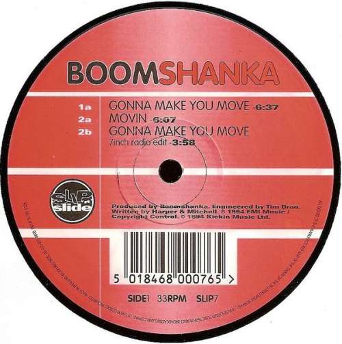 Cover Boomshanka - Gonna Make You Move (12) Schallplatten Ankauf