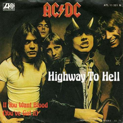 Cover AC/DC - Highway To Hell (7, Single, RP) Schallplatten Ankauf