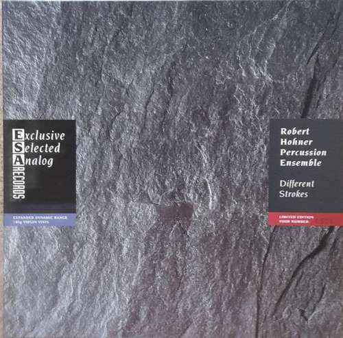 Cover Robert Hohner Percussion Ensemble - Different Strokes (LP, Album, Enh, 180 + Box, Ltd, Num) Schallplatten Ankauf