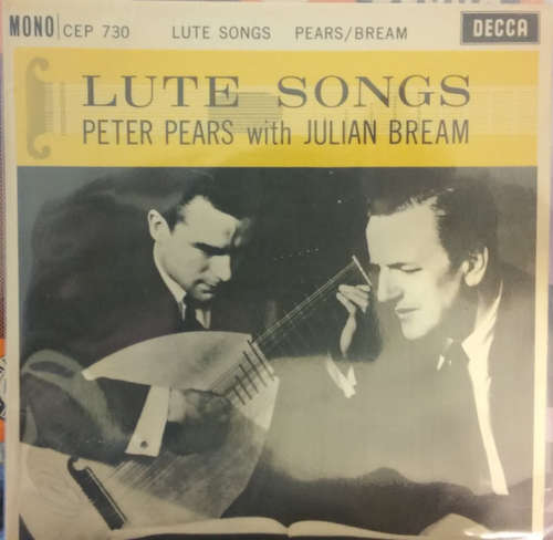 Cover Peter Pears With Julian Bream - Lute Songs (7, EP, Mono) Schallplatten Ankauf