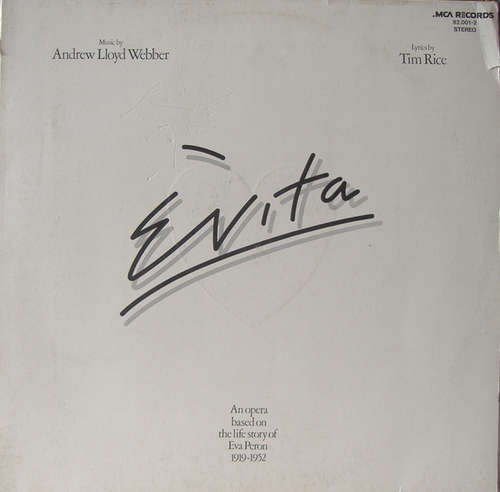 Cover Andrew Lloyd Webber, Tim Rice - Evita (2xLP, Album) Schallplatten Ankauf