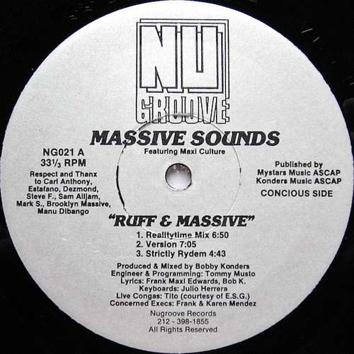 Cover Ruff & Massive Schallplatten Ankauf