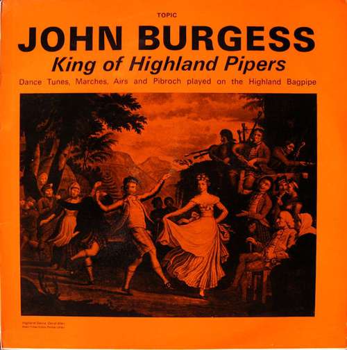 Cover John Burgess (6) - King Of Highland Pipers (LP, Mono) Schallplatten Ankauf
