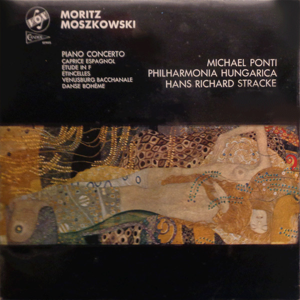 Cover Moritz Moszkowski - Michael Ponti, Philharmonia Hungarica, Hans Richard Stracke - Piano Concerto (LP) Schallplatten Ankauf