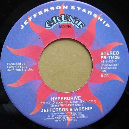 Cover Jefferson Starship - Light The Sky On Fire (7, Single) Schallplatten Ankauf