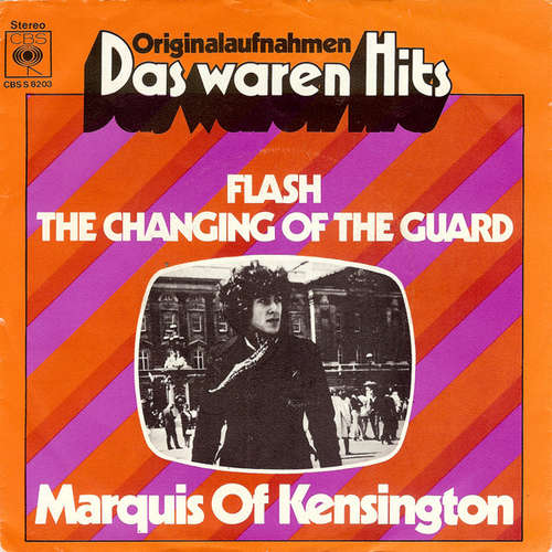 Cover Marquis Of Kensington - Flash / The Changing Of The Guard (7, Single, RP) Schallplatten Ankauf