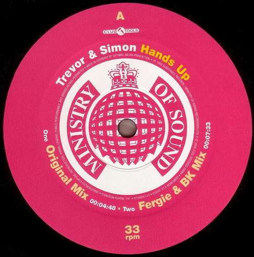 Cover Trevor & Simon - Hands Up (12) Schallplatten Ankauf