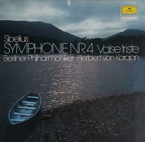 Cover Jean Sibelius, Berlin Philharmonic Orchestra*, Herbert Von Karajan - Symphony No. 4 / Valse Triste (LP) Schallplatten Ankauf