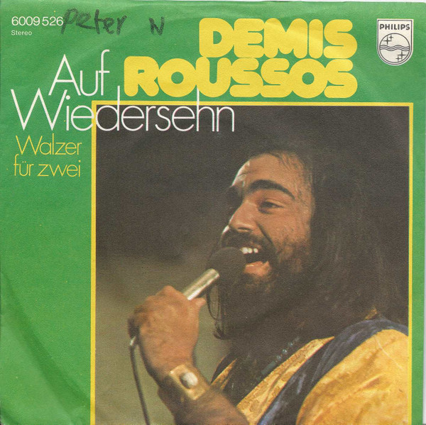 Cover Demis Roussos - Auf Wiedersehn (7, Single) Schallplatten Ankauf