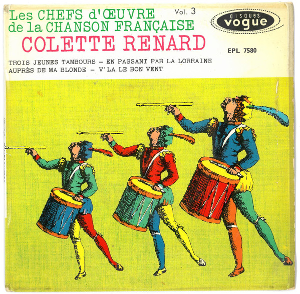 Cover Colette Renard - Trois Jeunes Tambours (7, EP, Mono) Schallplatten Ankauf