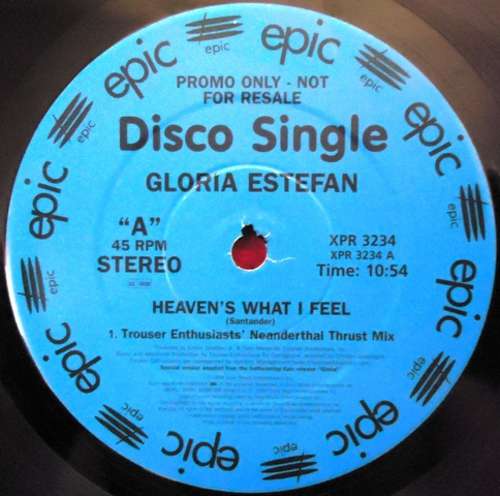 Cover Gloria Estefan - Heaven's What I Feel (12, Single, Promo) Schallplatten Ankauf