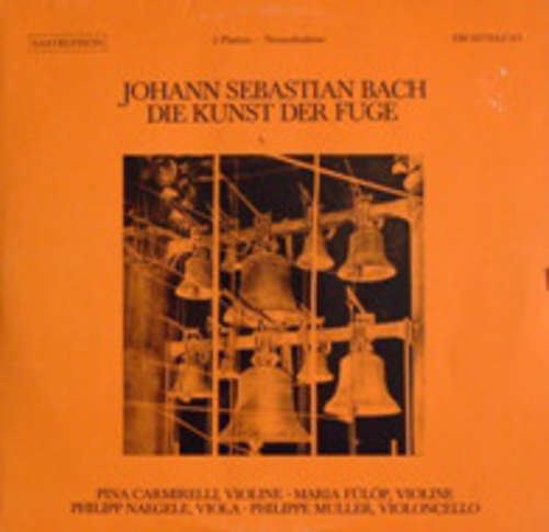 Cover Johann Sebastian Bach, Pina Carmirelli, Maria Fülöp*, Philipp Naegele, Philippe Muller - Die Kunst der Fuge (2xLP) Schallplatten Ankauf