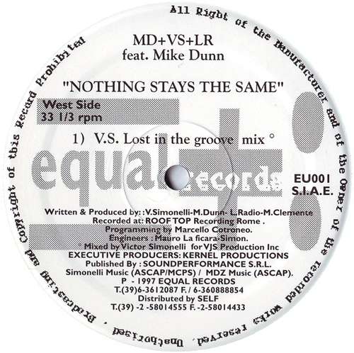Cover Nothing Stays The Same Schallplatten Ankauf