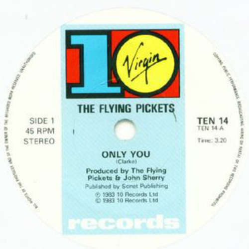 Cover The Flying Pickets - Only You (7, Single, Dam) Schallplatten Ankauf