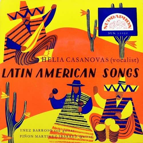 Cover Helia Casanovas - Latin American Songs (7, EP, Mono) Schallplatten Ankauf