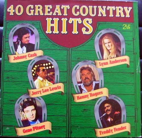 Cover Various - 40 Great Country Hits (2xLP, Comp) Schallplatten Ankauf