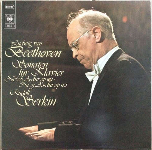 Cover Rudolf Serkin, Ludwig van Beethoven - Sonaten Für Klavier Nr.28 A-Dur op. 101 - Nr.31 As-Dur op.110 (LP) Schallplatten Ankauf