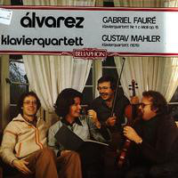 Cover Álvarez Klavierquartett - Gabriel Fauré / Gustav Mahler - Klavierquartett Nr. 1 C-Moll Op. 15 / Klavierquartett (1876) (LP) Schallplatten Ankauf