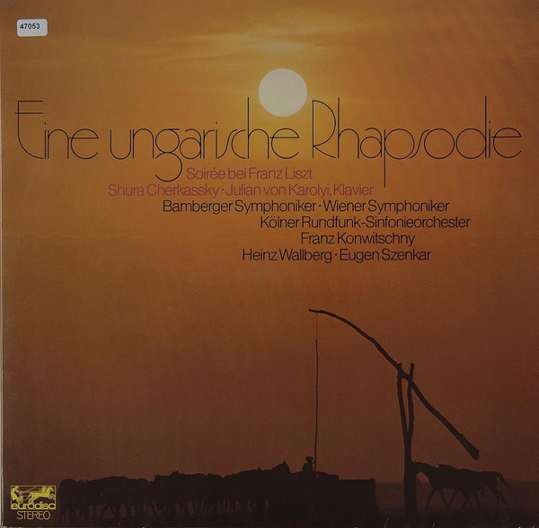 Cover Franz Liszt - Eine ungarische Rhapsodie - Soirée bei Franz Liszt (2xLP, Comp, S/Edition) Schallplatten Ankauf