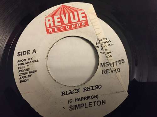 Cover Simpleton - Black Rhino (7) Schallplatten Ankauf