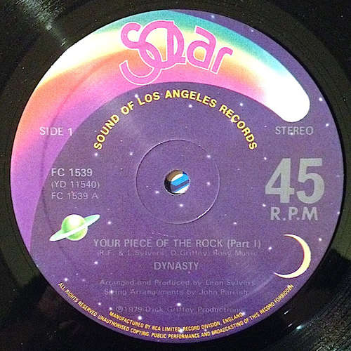 Cover Dynasty - Your Piece Of The Rock (12) Schallplatten Ankauf
