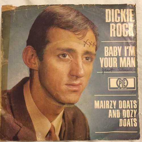 Cover Dickie Rock - Baby I'm Your Man (7, Single) Schallplatten Ankauf