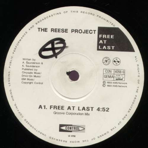Cover The Reese Project - Free At Last (12) Schallplatten Ankauf