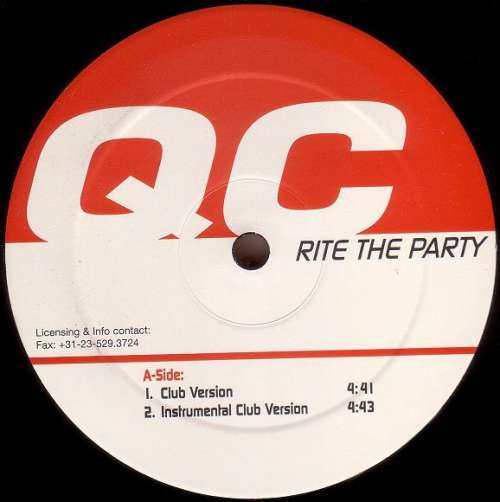 Cover QC - Rite The Party (12) Schallplatten Ankauf