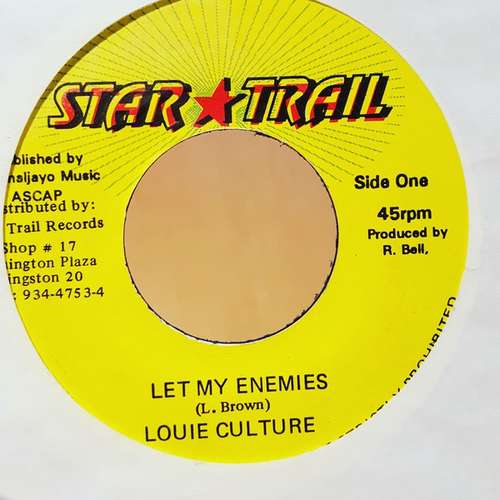 Cover Louie Culture - Let My Enemies (7) Schallplatten Ankauf