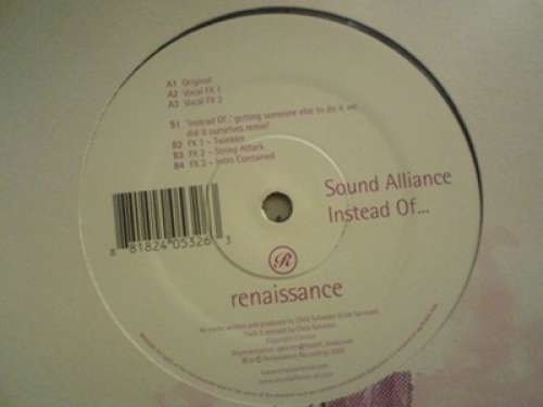 Cover Sound Alliance - Instead Of ... (12) Schallplatten Ankauf