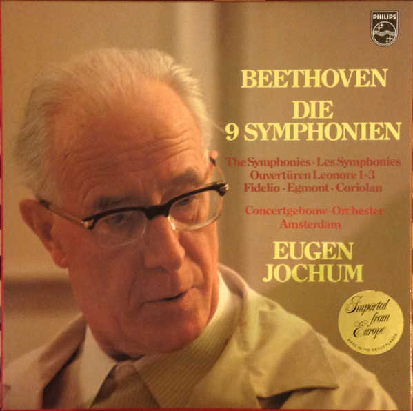 Cover Eugen Jochum, Ludwig van Beethoven, Concertgebouworkest - Beethoven Die 9 Symphonien (7xLP + Box, RE) Schallplatten Ankauf