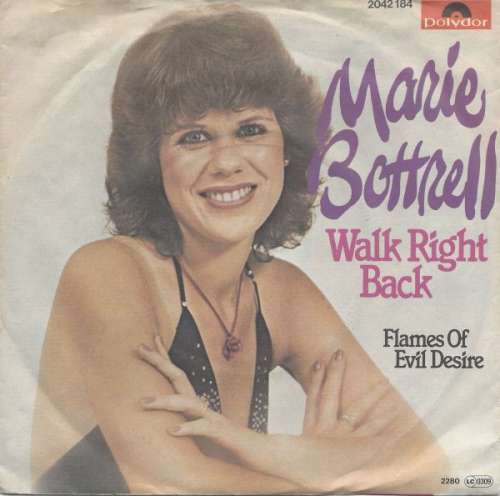 Cover Marie Bottrell - Walk Right Back (7, Single) Schallplatten Ankauf
