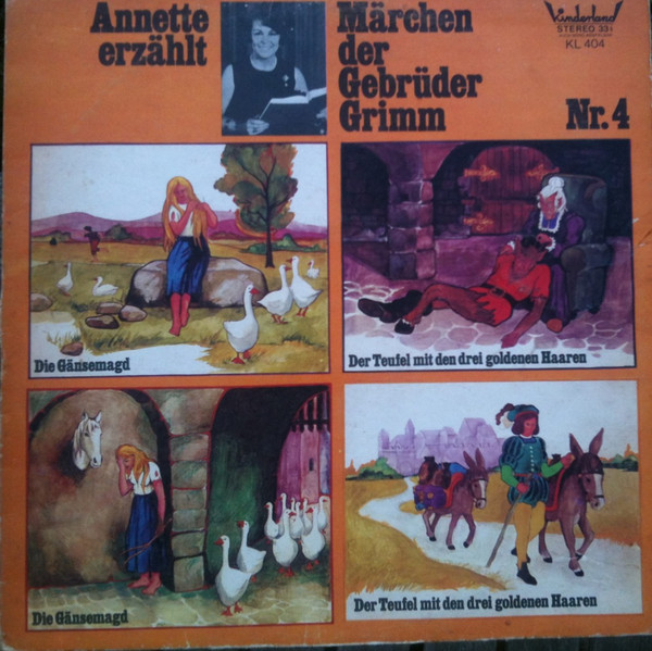 Cover Annette* - Annette Erzählt Märchen Der Gebrüder Grimm Nr. 4 (LP) Schallplatten Ankauf