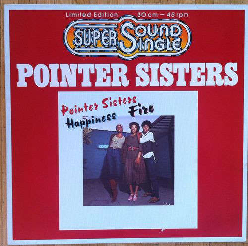 Cover Pointer Sisters - Happiness / Fire (12, Ltd) Schallplatten Ankauf