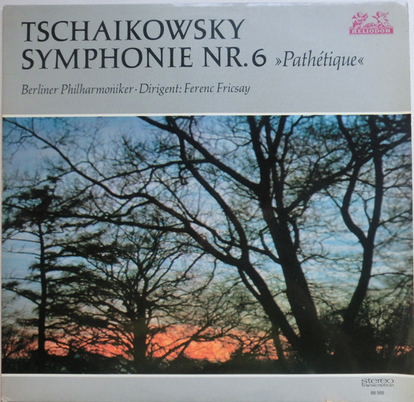 Cover Berliner Philharmoniker, Ferenc Fricsay, Peter Tschaikowsky* - Tschaikowsky Symphonie Nr. 6 Pathétique  (LP) Schallplatten Ankauf