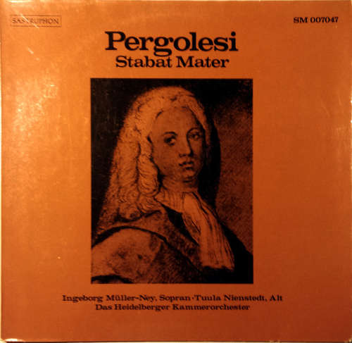 Cover Giovanni Battista Pergolesi - Stabat Mater (LP) Schallplatten Ankauf