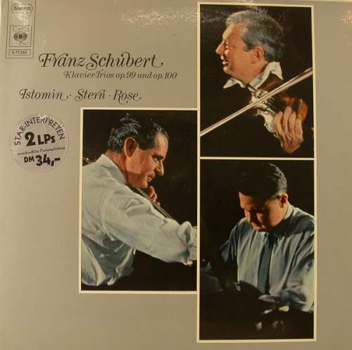 Cover Franz Schubert - Istomin* • Stern* • Rose* - Klavier-Trios Op.99 Und Op.100 (LP, Album) Schallplatten Ankauf