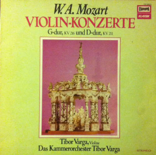Cover Wolfgang Amadeus Mozart - Violin-Konzerte G-dur KV 216 und D-dur KV 211 (LP, Album) Schallplatten Ankauf