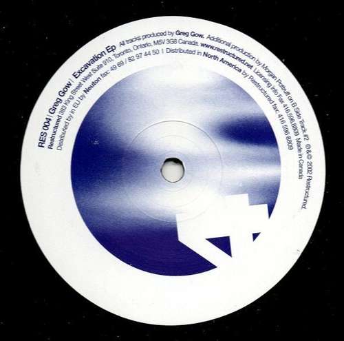 Cover Greg Gow - Excavation EP (12, EP) Schallplatten Ankauf