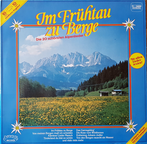 Cover Various - Im Frühtau Zu Berge - Die 20 Schönsten Alpenlieder (LP, Comp, Ltd) Schallplatten Ankauf