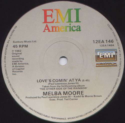 Cover Melba Moore - Love's Comin' At Ya (12, Single) Schallplatten Ankauf