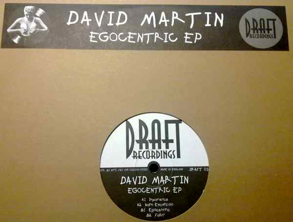 Cover David Martin* - Egocentric  EP (12, EP) Schallplatten Ankauf